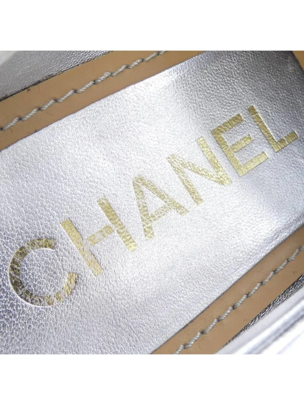Chanel Sneakers Silver